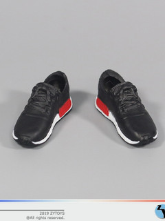 [ZY-1017A] 1/6 Female Black Running Sneakers by ZY TOYS