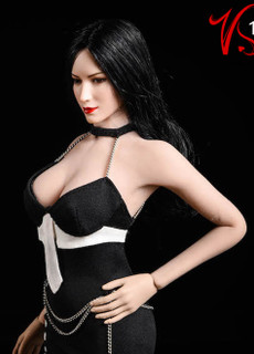 [VST-18XG49B] 1/6 Black Dress for TBLeague S12D Body by VS Toys