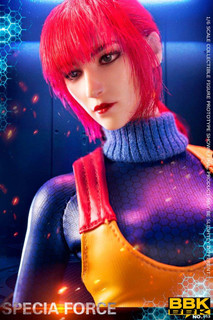 1/6 Red Hair Girl Female Action Figure [BBK-013]