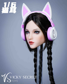 VS Toys 1/6 Cat Ear Headphones Set of 6 [VST-21XG74]