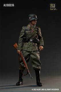 Alert Line 1:6 WWII German Army Officer Figure [AL-100035] - EKIA