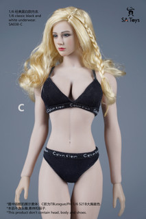 SA Toys 1:6 Bras & Thongs Underwear Clothes Style C [SAT-038C]