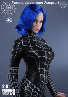 1:6 Fire Girl Toys Black Soldier Spider Bodysuit 2.0 [FG-088B]