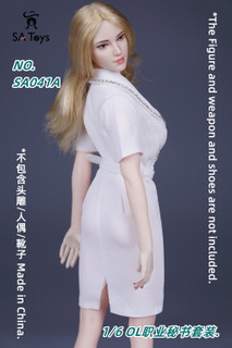 SA Toys 1:6 White OL Professional Secretary Dress [SAT-041A]