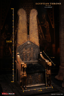 TBLeague 1/6 Egyptian Throne in Black [PL2022-198A]