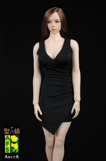 AFS Toys 1:6 Black Women's Sleeveless Dress [AFS-A017A]