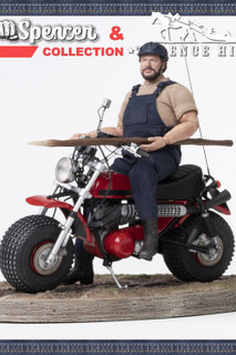 Infinite Statue 1:12 BUD SPENCER ON TUAREG Motorcycle [IK-90034]