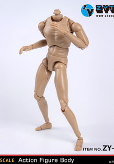 ZY Toys 1/6 New Design Narrow-shouldered Body in Wheat Skin Color [ZY-NB001]