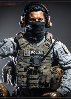 King's Toy 1/6 BFE+ German Anti-Terrorist Police Special Action Commando Action Figure [KIT-8008]