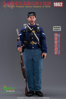 1/6 QO Toys American Civil War US the 7th Iowa Volunteer Infantry Regiment in Shiloh 1862 [QOM-1032]