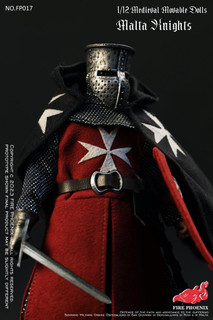 Fire Phoenix 1/12 Medieval Malta Knights & Medieval Templar Knights Double Figure Set [FPN-020]