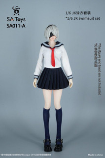 SA Toys 1:6 White Girl School Uniform [SAT-011A]