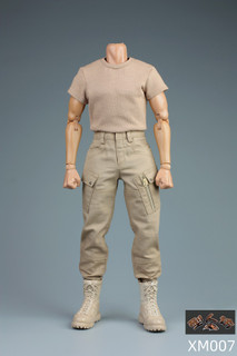 XRF 1/6 Military T-shirt & Pants Set in Tan [XM-007A]