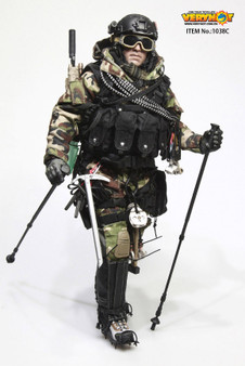 [VH-1038C] Very Hot U.S. Navy SEAL Polar Mountain Striker Uniform Set (Woodlands Camouflage)