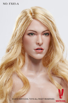 [VCF-X03A] Very Cool Female Body Version 3.0 with Blonde Hair Head Sculpt