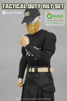 [QOM-1002A] QO Toys 1:6 Rigid Series Tactical Duty Kilt Set in Black