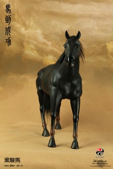 303 Toys 1/6 Black Cloud On Snow The Steed of Zhang Fei