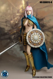 [SUD-SDH015B] 1/6 Asian Anime Headsculpt 6.0 with Pink Hair by Super Duck