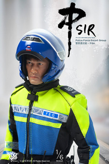 ZC-257] ZC World 1:6 Hong Kong Police Tactical Unit Black