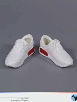 [ZY-1017B] 1/6 Female White Running Sneakers by ZY TOYS 