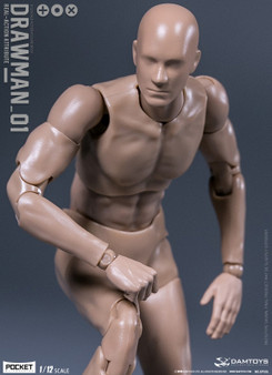 DAM-MB01] DAM TOYS Action 2.0 Narrow Shoulders Body with Caucasian