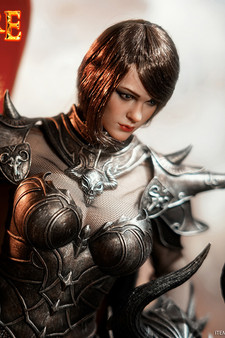 TBLeague Phicen 1/6 Knight of Fire Silver Figure [PL2020-173B