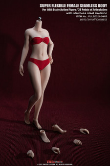 TBLeague Phicen 1:6 Small Breasts Seamless Pale Body with Detached Feet [PLSB2021-S46B]