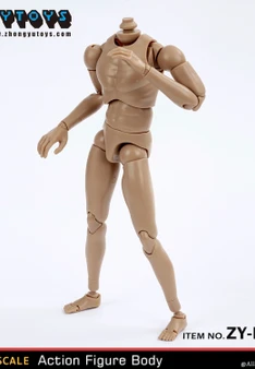 ZY Toys 1/6 New Design Wide-shouldered Body in Wheat Skin Color [ZY-NB002]