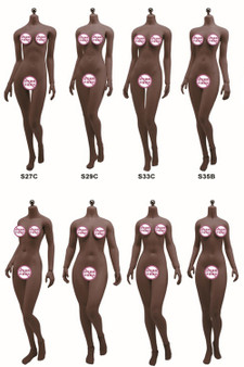 TBLeague Phicen 1:6 Super-Flexible Female Seamless Bodies Dark
