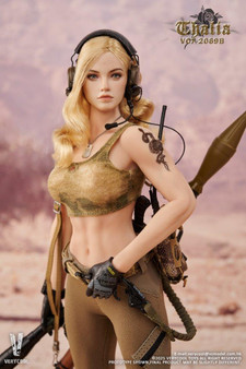 1/6 Very Cool Desert Female Soldier Thalia Blonde Hair Female Figure [VCF-2069B]
