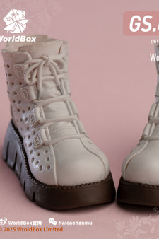 World Box 1/6 Japanese Winter Girl's White Boots [WB-GS01W]
