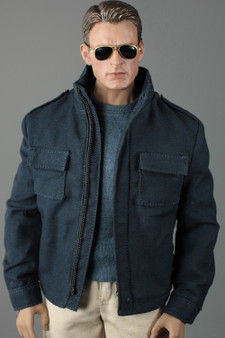 AFS Toys 1:6 Men’s Work Jacket Blue [AFS-X009B]