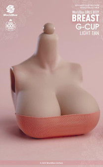 World Box 1/6 Rubber Chest G Cup Light Tan [WB-CUPGL]