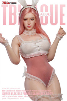 TBLeague Platinum Silicone Collector’s Edition Bunny Girl Body, Pale Skin with Head Sculpt [PL-TBSR02H]