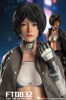 True1Toys 1:6  Android Bill Rust Blades Figure, Black Hair Version Figure [T1T-FT0832B]