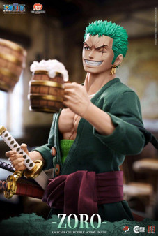 Rocket Toys 1:6 One Piece Zoro Deluxe Version Figure [PP-200595D]