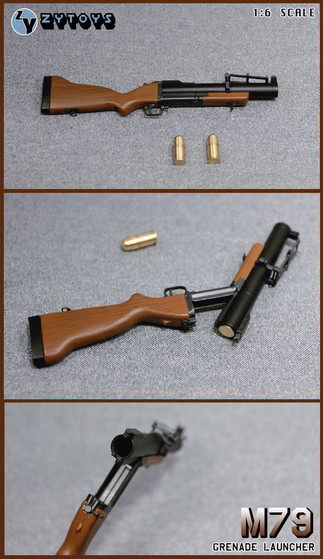 1/6銃モデル ZY-8039] ZY Toys M79 Grenade Launcher For 1:6 Scale Male Action