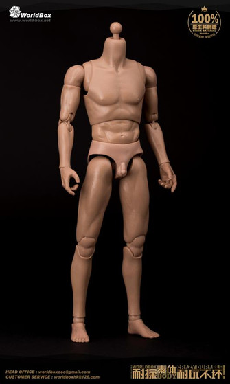 WB-AT011] World Box Narrow Shoulders Articulated Male Body - EKIA