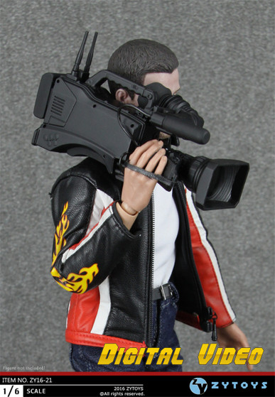 ZY-16-21] ZY TOYS Camcorder Reporter Accessories for 1:6 Figure
