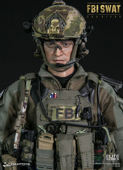 DAM-78044A] DAM Toys FBI SWAT Team Agent San Diego 1/6 Boxed