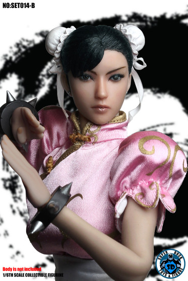SUD-SET014B] Super Duck 1/6 Pink Chinese Martial Art Fighter