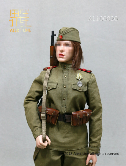 AL-100020] Alert Line 1:6 WWII The Soviets Female Soldier Sniper