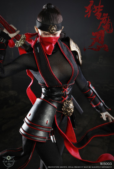 WS-003] 1:6 Demon Female Ninja Boxed Figure by War Story - EKIA