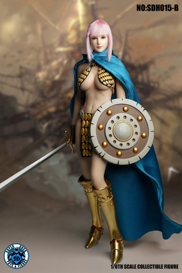 [SUD-SDH015B] 1/6 Asian Anime Headsculpt 6.0 with Pink Hair by Super Duck