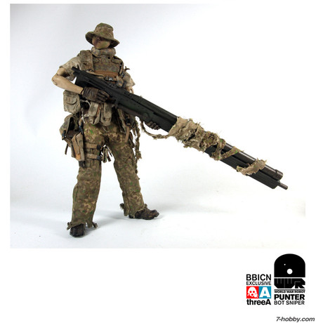 ミリタリー threeAPUNTER BOT SNIPER BBICN EXCLUSIVE 3A-PUNTER] THREEA BBICN Exclusive WWR Punter Bot Sniper