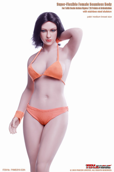 PL-MB2019-S28A] 1/6 Pale Buxom Women Female Super-Flexible