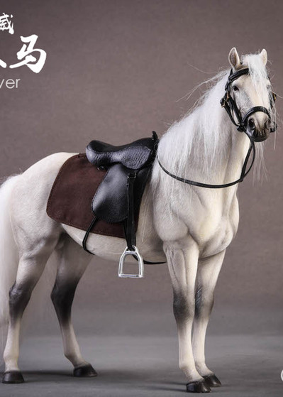 THOMYORKE FeelingPulledApartByHorses未使用 JXK-013C] 1:12 Grey Horse by JxK. Studio - EKIA Hobbies