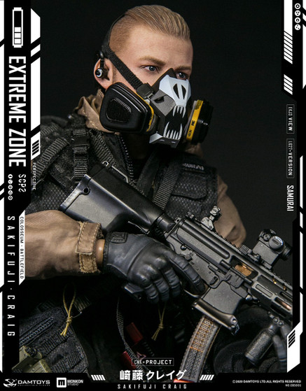 1/6 DAMTOYS エクストリームゾーン サムライ 崎藤クレイグ DAM】EBS001