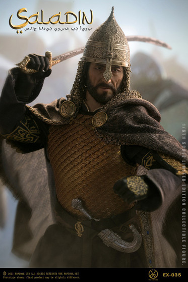 1/6 POP Toys Sultan Saladin Fine Copper Handmade Armor Figure [POP