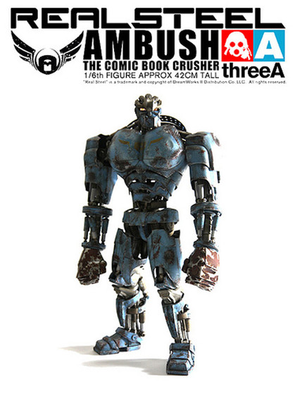 REAL STEEL AMBUSH （リアルスティールアンブッシュThreeA 3A-AMBUSH-RE] THREEA Real Steel Ambush Retail Version - EKIA Hobbies